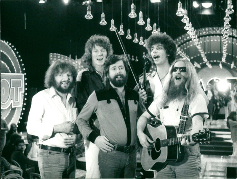 1979 OKKO LONZO AND TIMPE ARD FUNF MUSICIANS LEGEND - Vintage Photograph