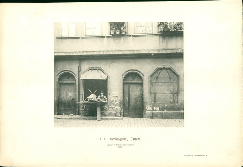 Nuernbergerhof in Frankfurt - Vintage Photograph