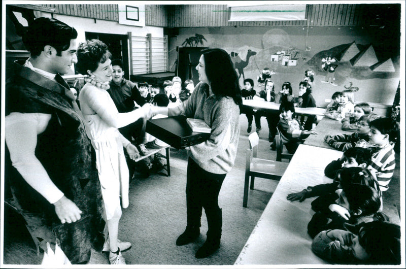 1995 Fred and Wilma Feuerstein - Vintage Photograph