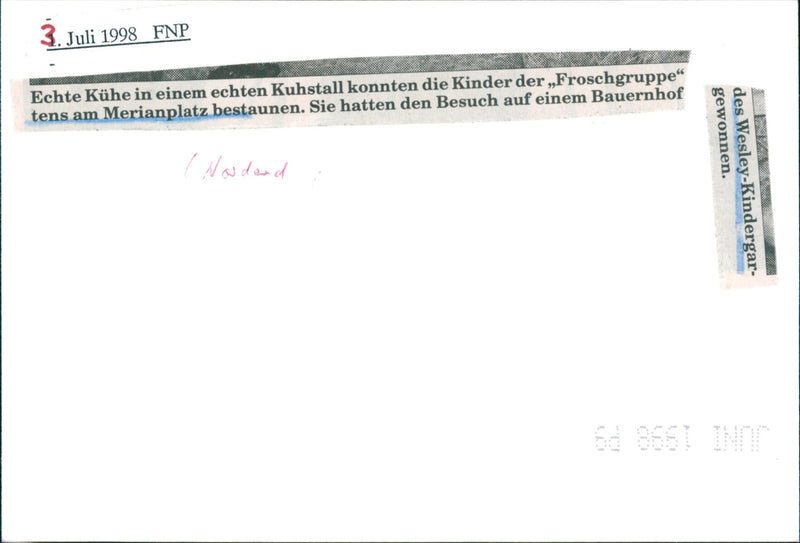 1998 FNP day care center - Vintage Photograph