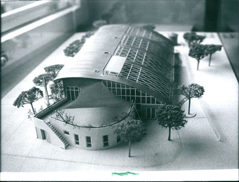 Model of a day care center - Vintage Photograph