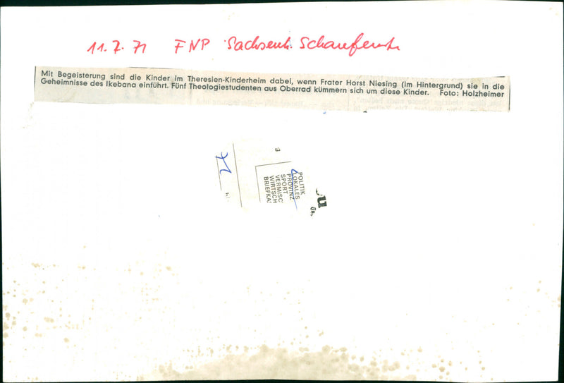 1987 children's homes and homeagins - Vintage Photograph