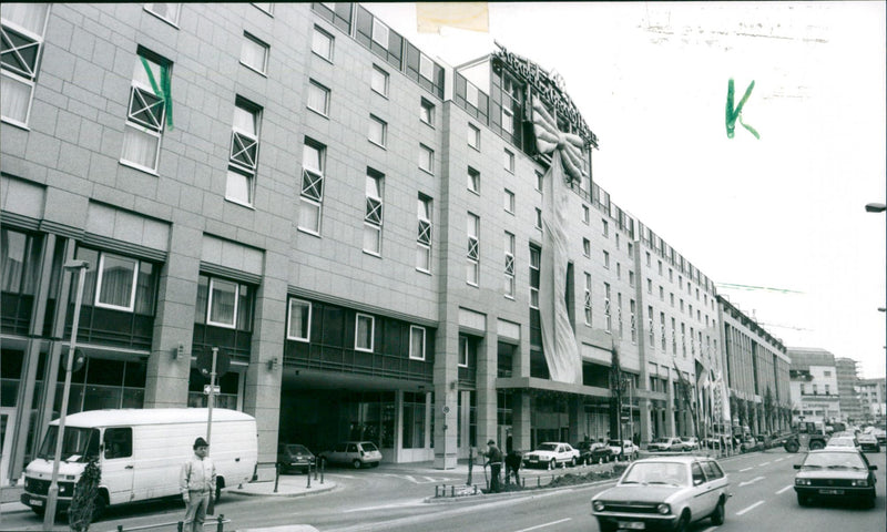 Arabella Grand Hotel in Frankfurt - Vintage Photograph