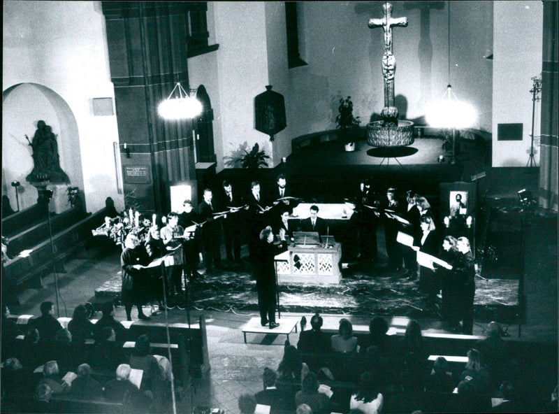 Advent concert in Eschersheim - Vintage Photograph