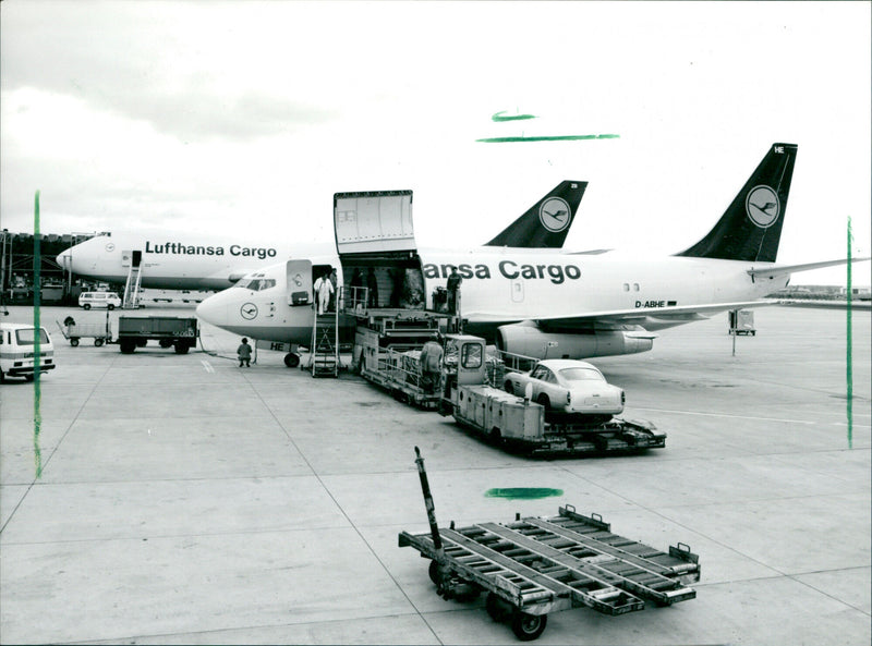 Boeing 737F Cargo Jet - Vintage Photograph