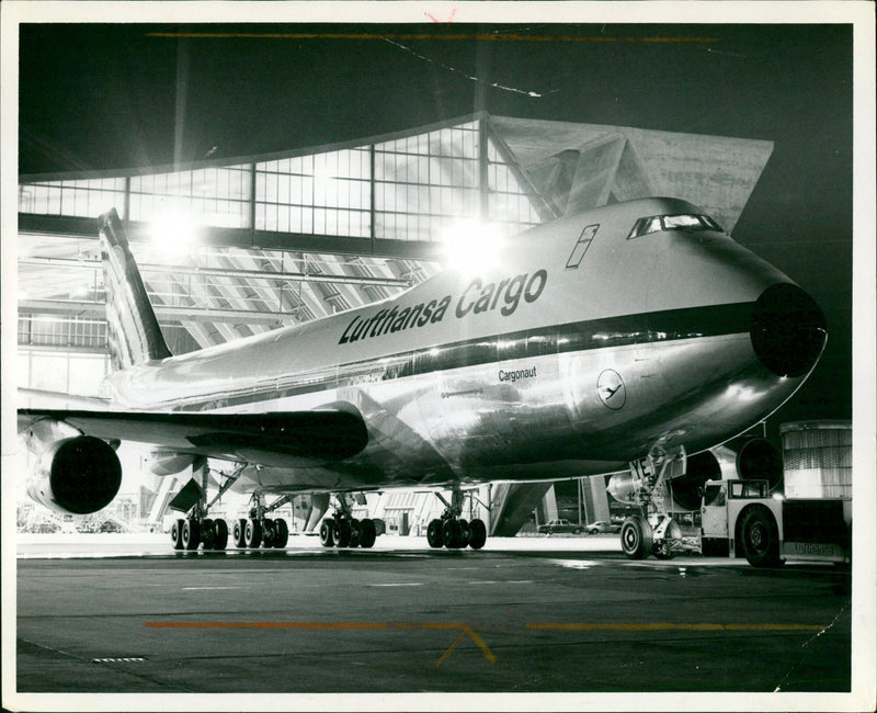 Boeing 747 F freighter - Vintage Photograph