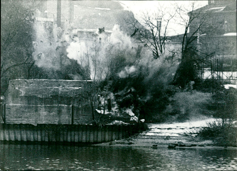 Griesheim sewage treatment plant - Vintage Photograph
