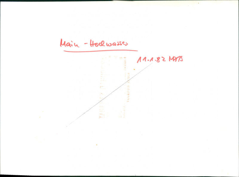 Main flood - Vintage Photograph