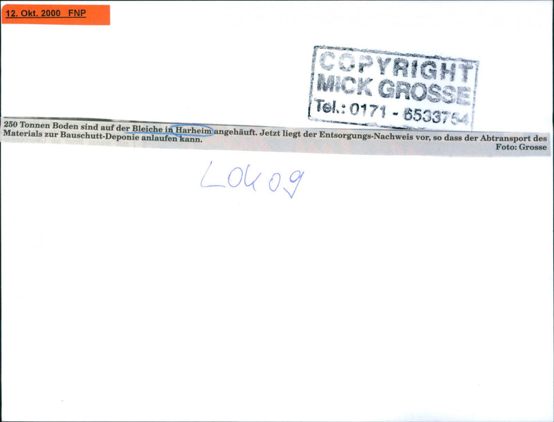 Harheim bleach - Vintage Photograph