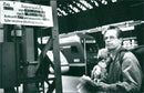 1997 Punctuality indication in the Frankfurt main station - Vintage Photograph