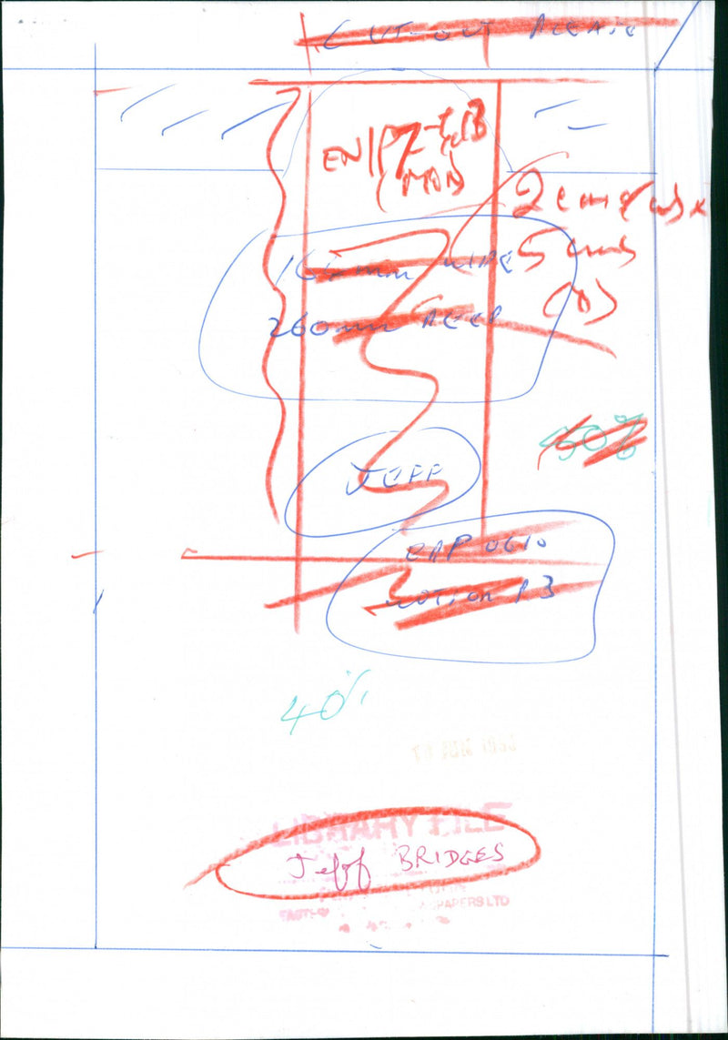 Jeff Bridges in "The Vanishing" - Vintage Photograph