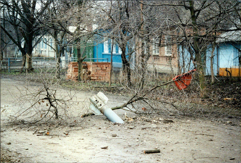 Unsuccessful bombing - Vintage Photograph