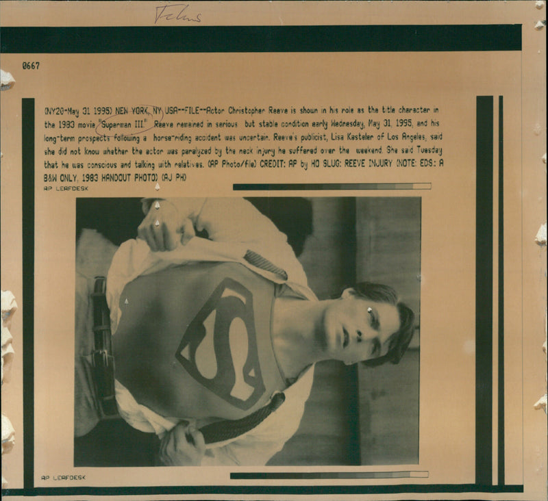 "Superman III" - Vintage Photograph