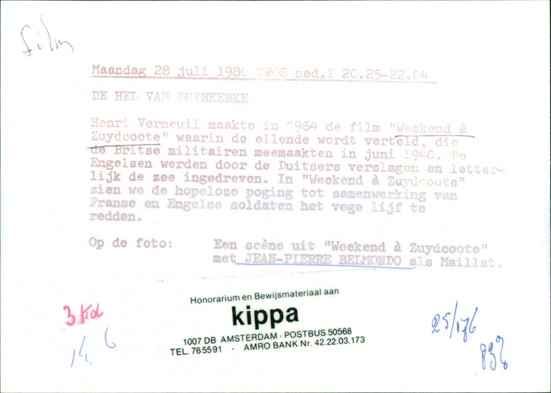 Weekend at Dunkirk (Week-end à Zuydcoote) - Vintage Photograph