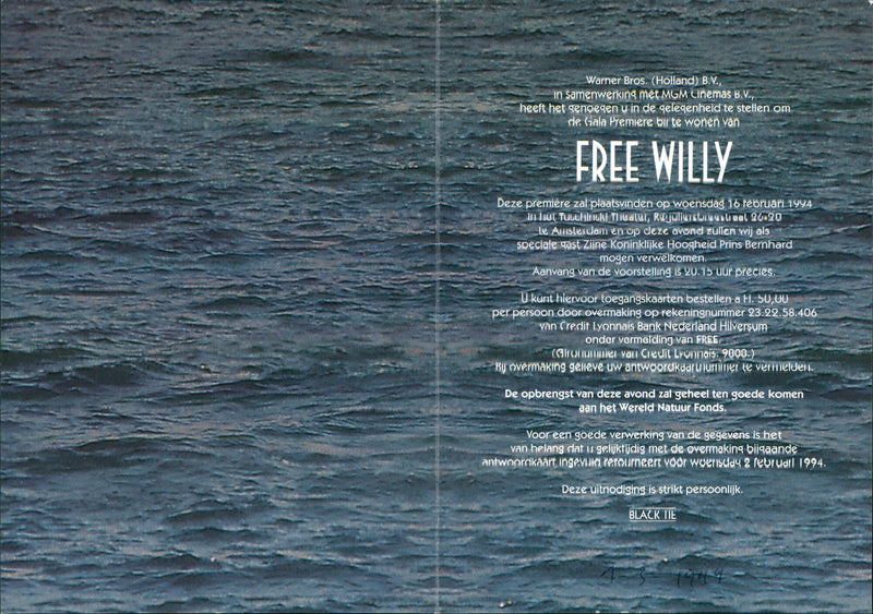 Free Willy - Vintage Photograph