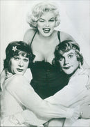 Tony Curtis, Marilyn Monroe and Jack Lemmon - Vintage Photograph