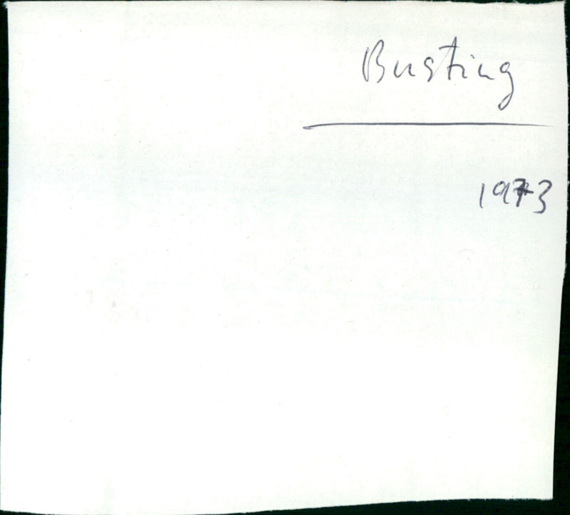 Busting - Vintage Photograph