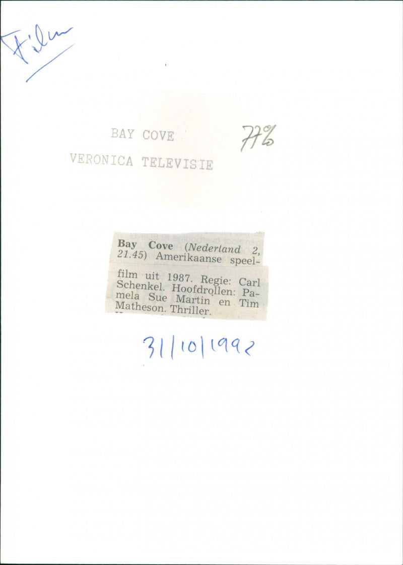 Bay Cove - Vintage Photograph
