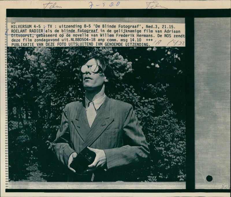 Roelant Radier - De Blinde Fotograaf - Vintage Photograph