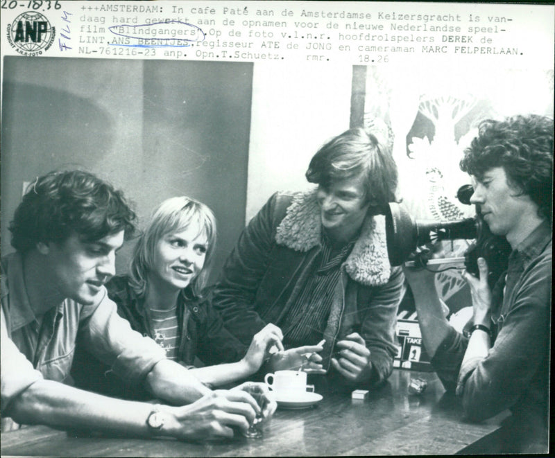 Derek de Lint, Ansje Beentjes, Ate de Jong and Marc Felperlaan - Blindgangers - Vintage Photograph