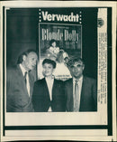 Gijs Versluys, Hilde van Mieghem and Gerrit van Elst - Blonde Dolly première - Vintage Photograph