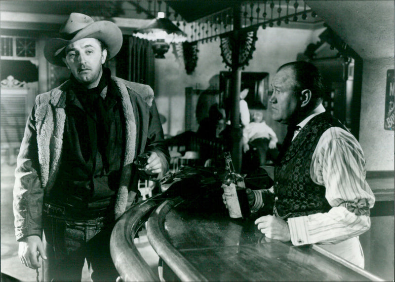 Robert Mitchum and Joe Devlin - Blood on the Moon - Vintage Photograph