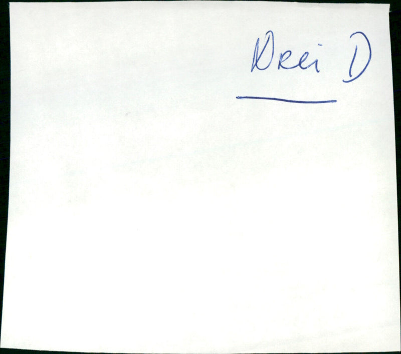 Drei D film - Vintage Photograph