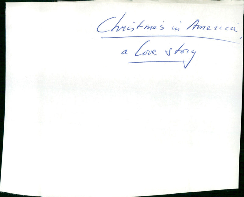 Christmas in America - Vintage Photograph