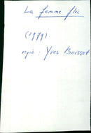 la femme flic - Vintage Photograph