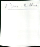 A Fever in the Blood - Vintage Photograph