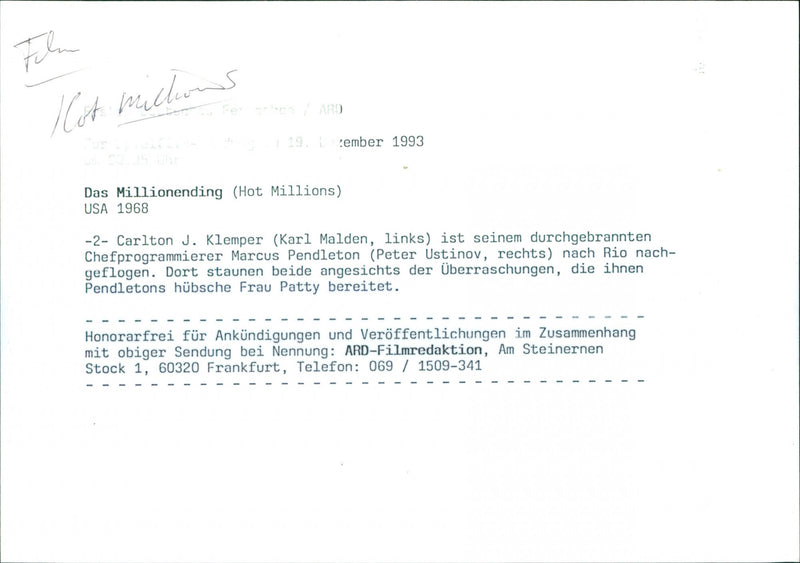 Hot Millions - Vintage Photograph