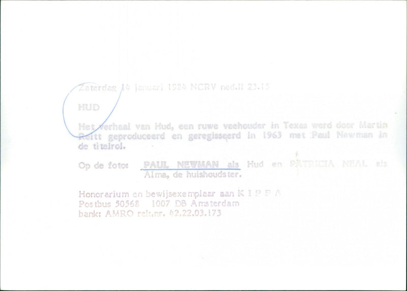 Hud (1963) - Vintage Photograph