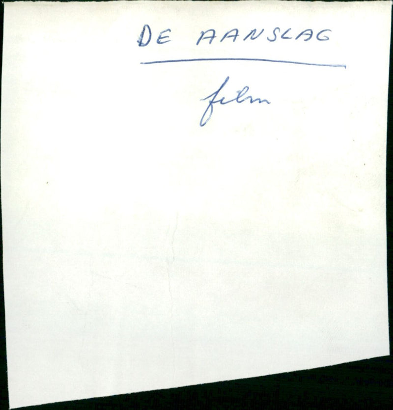 De aanslag - Vintage Photograph