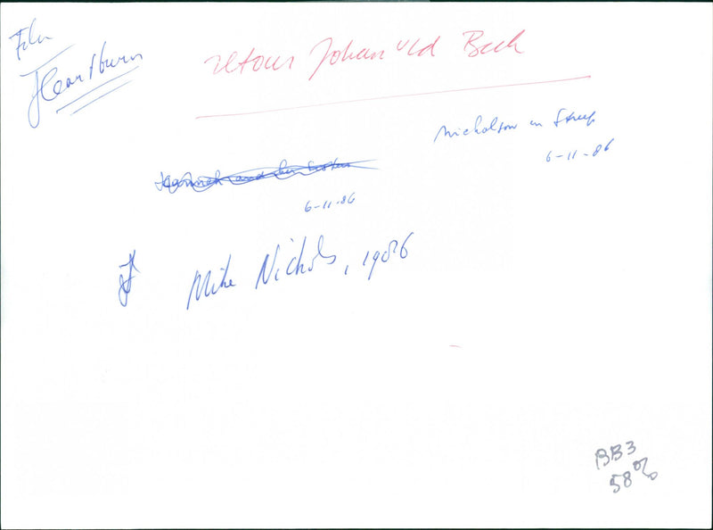 Jack Nicholson and Meryl Streep - Heartburn - Vintage Photograph