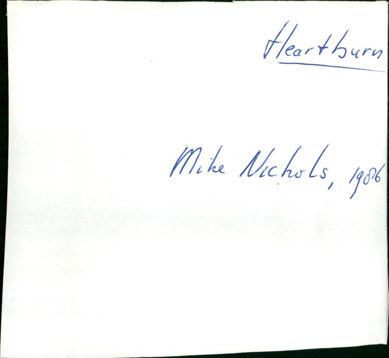 Heartburn - Vintage Photograph