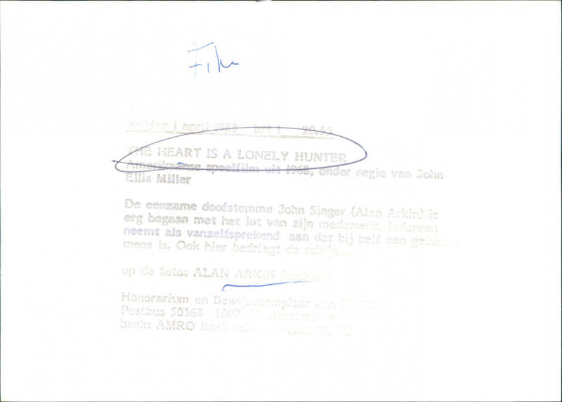 Alan Arkin - Vintage Photograph