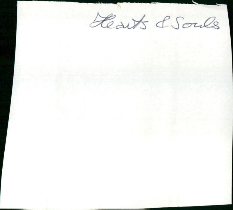 Heart & Souls - Vintage Photograph