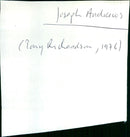 Joseph Andrews - Vintage Photograph