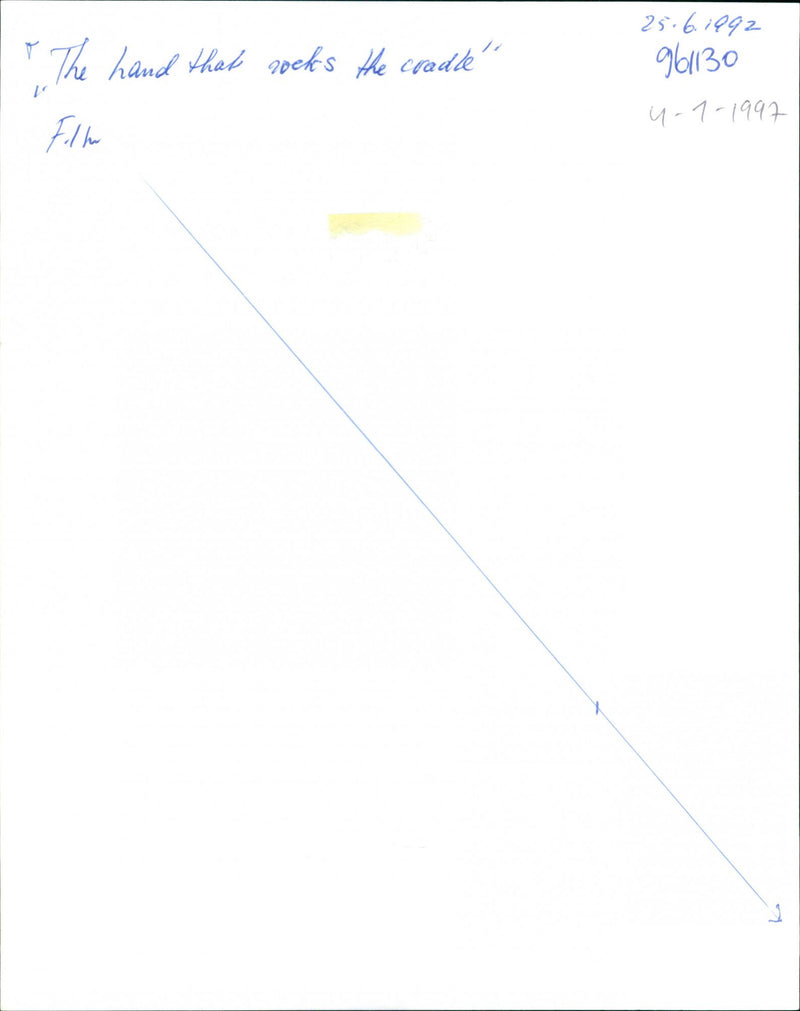 The Hand That Rocks the Cradle - Vintage Photograph