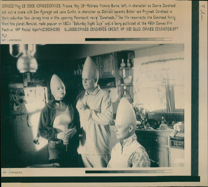 Coneheads 1993 - Vintage Photograph