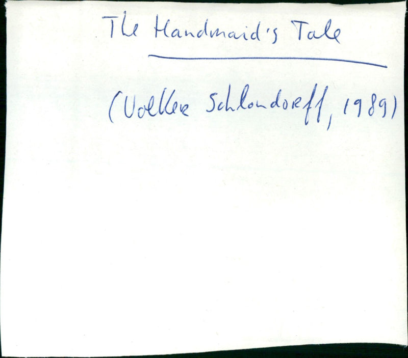 The Handmaid's Tale - Vintage Photograph