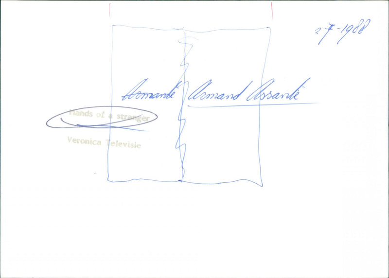 Armand Assante - Hands of a Stranger - Vintage Photograph