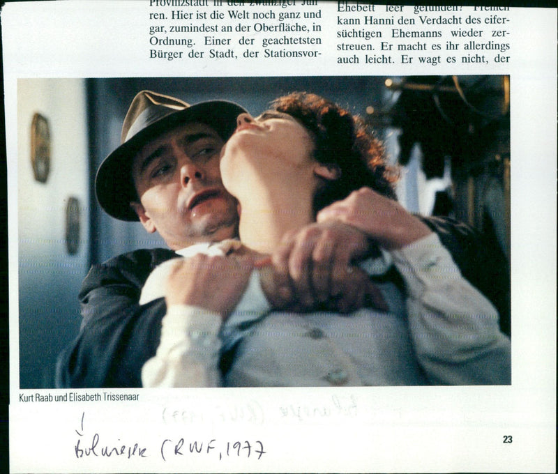 Elisabeth Trissenaar, Kurt Raab and Udo Kier - Bolwieser - Vintage Photograph