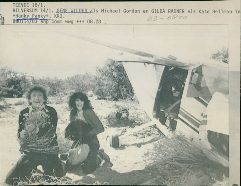 Gene Wilder and Gilda Radner - Hanky Panky - Vintage Photograph