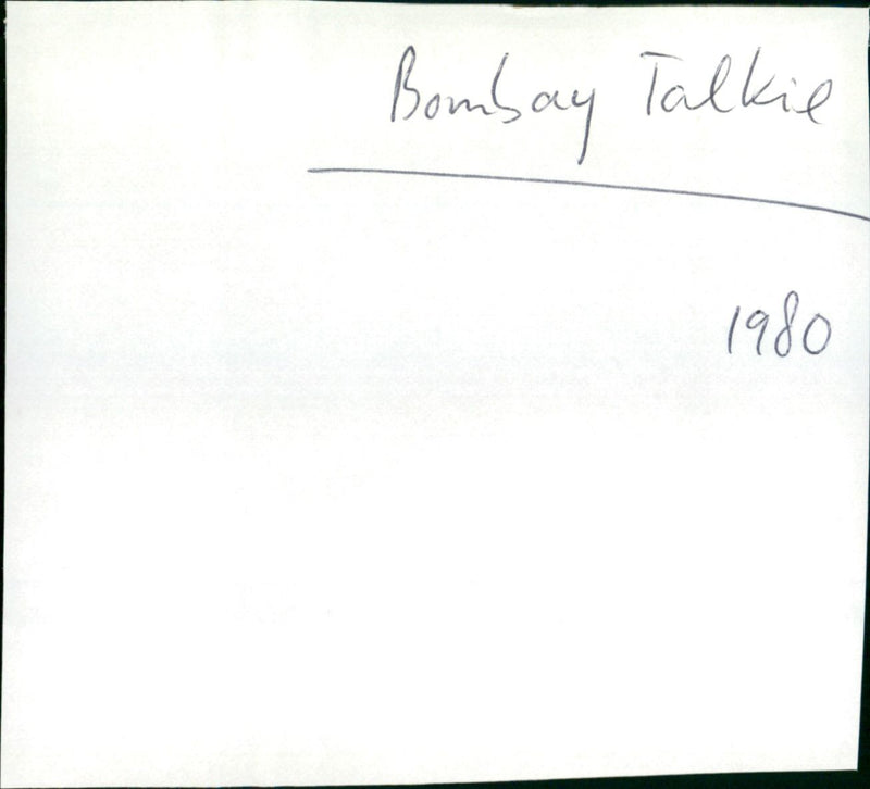 Bombay Talkie - Vintage Photograph