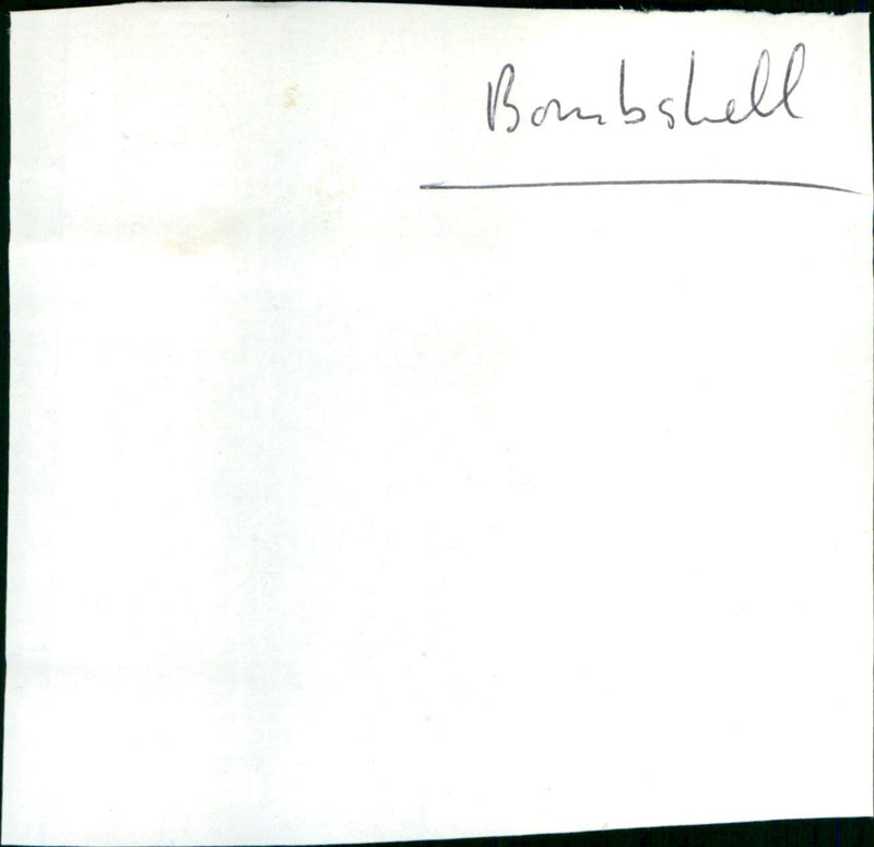 Bombshell - Vintage Photograph