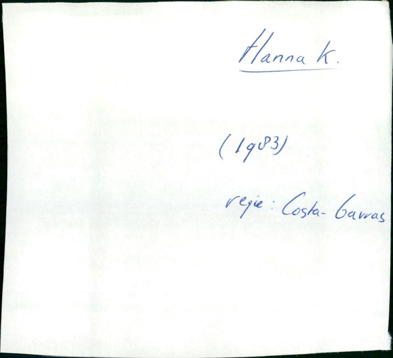 Hanna K. - Vintage Photograph