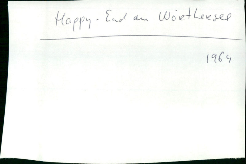 Happy-End am Wörthersee - Vintage Photograph