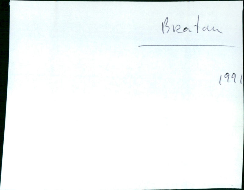 Bratan - Vintage Photograph