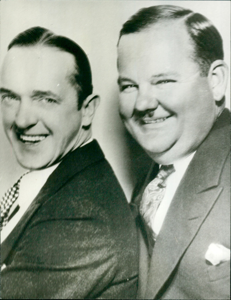 Stan Laurel and Oliver Hardy - Brats - Vintage Photograph
